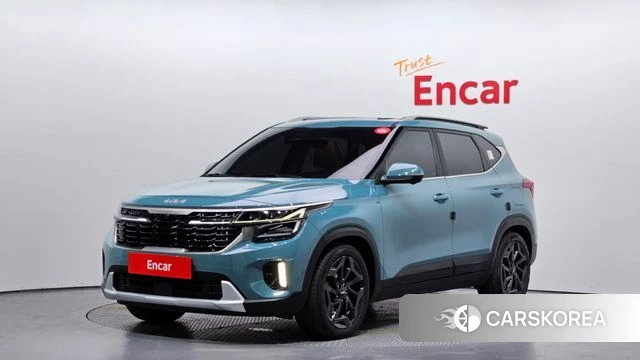 Kia The New Seltos 2022 Темно-зеленый из Кореи