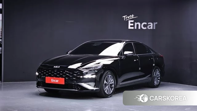 Kia K8 Hybrid 2021 Черный из Кореи