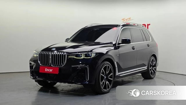 BMW X7 (G07) 2020 Черный из Кореи