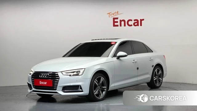 Audi A4 (B9) 2019 Белый из Кореи