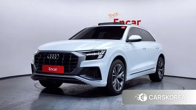 Audi Q8 (4M) 2021 Белый из Кореи