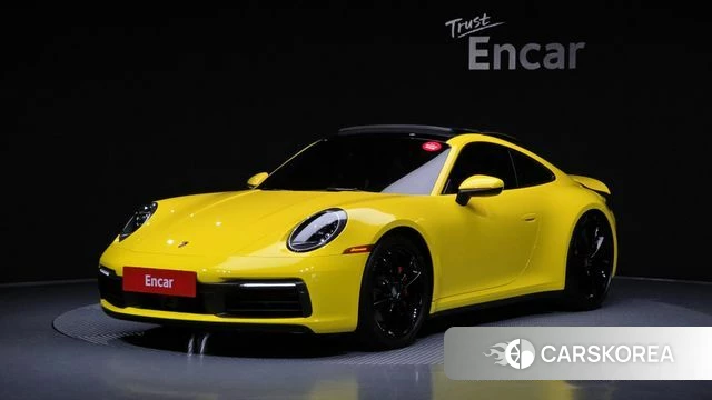 Porsche 911(992) 2020 Желтый из Кореи