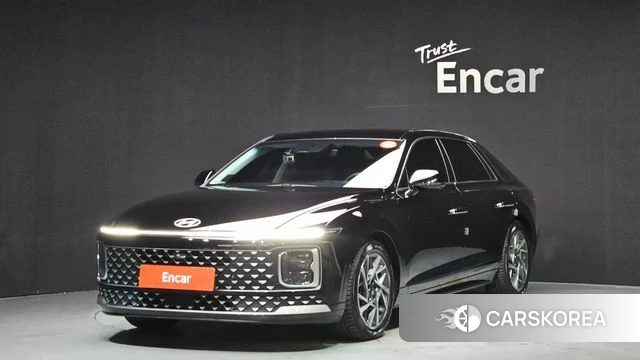 Hyundai Grandeur (GN7) 2023 Черный из Кореи