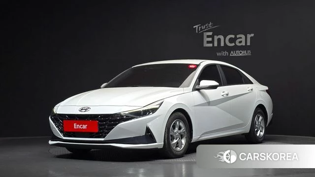 Hyundai Avante (CN7) 2020 Белый из Кореи