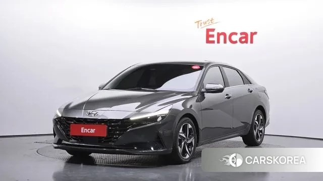 Hyundai Avante (CN7) 2021 Серый из Кореи