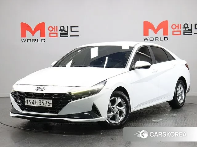 Hyundai Avante (CN7) 2020 Белый из Кореи