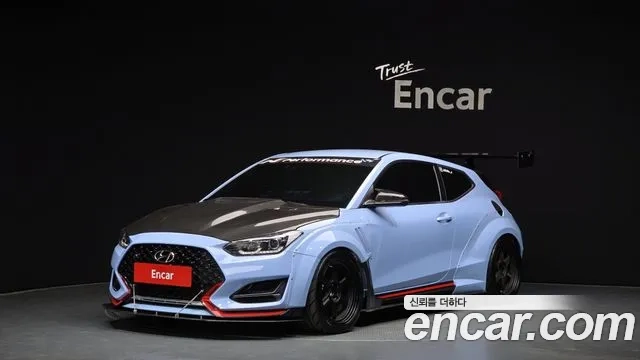 Hyundai Veloster (JS) 2021 Небесно-голубой из Кореи