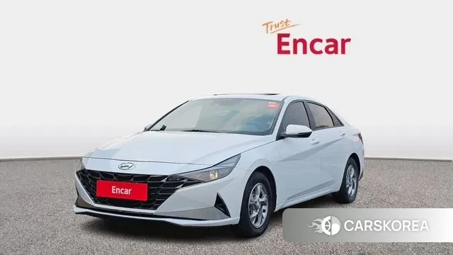 Hyundai Avante (CN7) 2020 Белый из Кореи