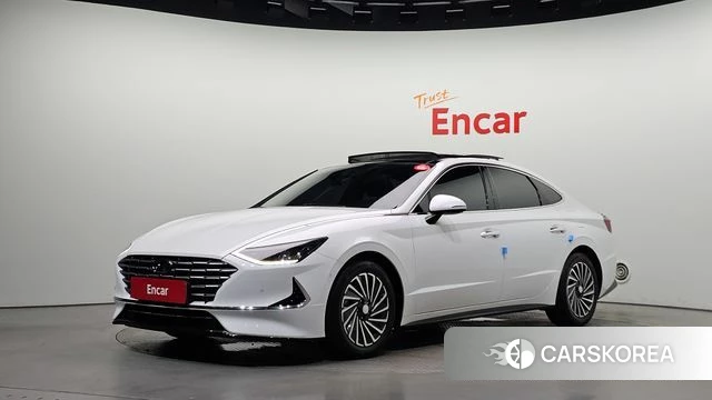 Hyundai Sonata Hybrid (DN8) 2021 Белый из Кореи
