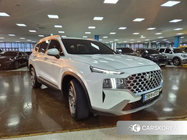 Hyundai The New Santa Fe 2021 Белый из Кореи