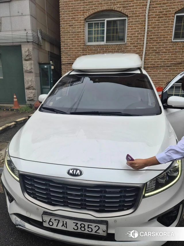 Kia The New Carnival 2018 Белый из Кореи
