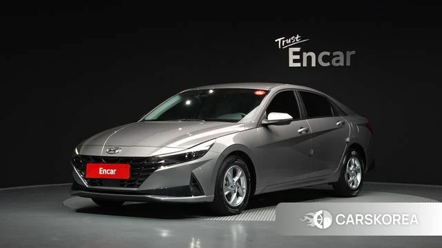 Hyundai Avante (CN7) 2021 Серебристо-серый из Кореи