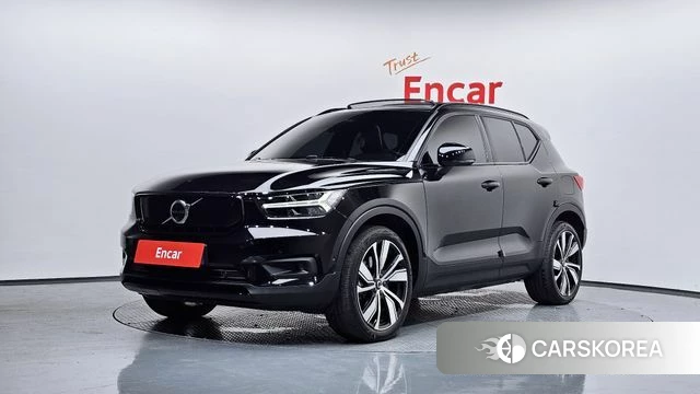 Volvo XC40 Richards 2022 Черный из Кореи