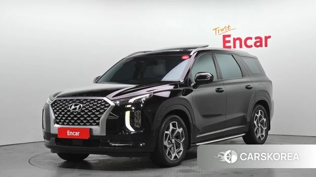 Hyundai Palisade 2022 Черный из Кореи