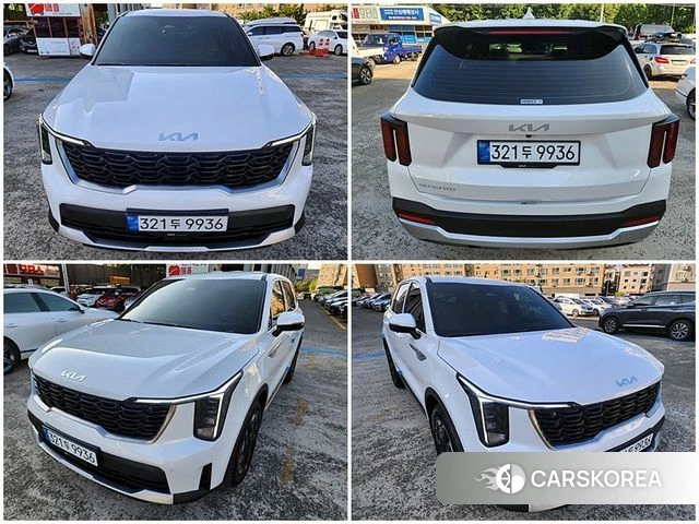Kia The New Sorento 4th Generation 2025 Белый из Кореи