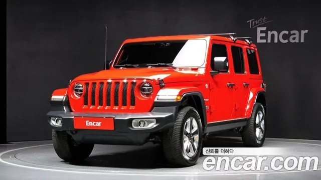 Jeep Wrangler (JL) 2018 Красный из Кореи