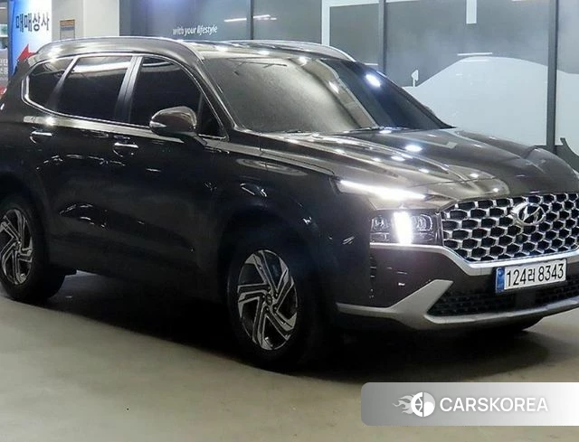Hyundai The New Santa Fe 2021 Серый из Кореи