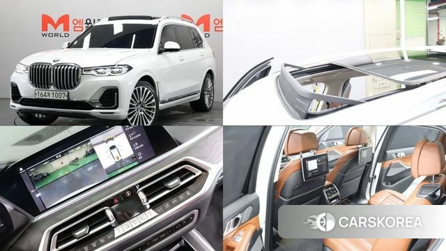 BMW X7 (G07) 2019 Белый из Кореи