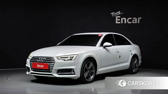 Audi A4 (B9) 2019 Белый из Кореи