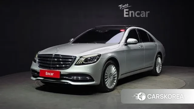 Mercedes-Benz S-Class W222 2019 Серебристо-серый из Кореи