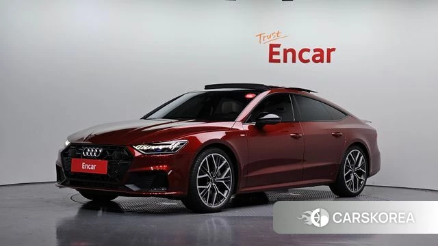 Audi A7 (4K) 2025 Красный из Кореи