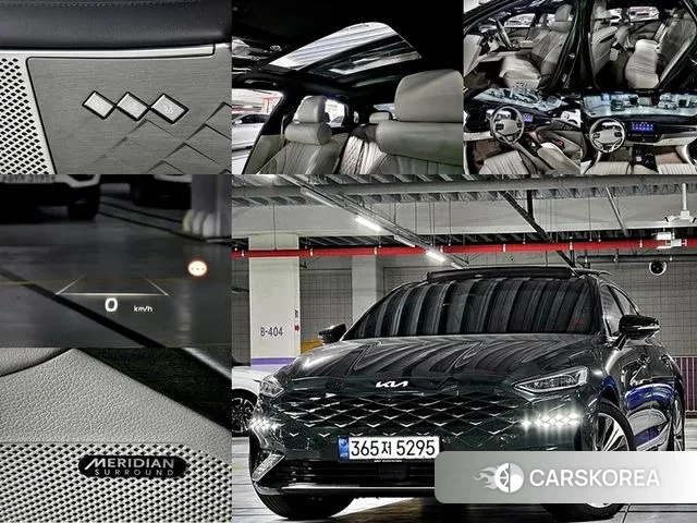 Kia K8 Hybrid 2022 Темно-зеленый из Кореи