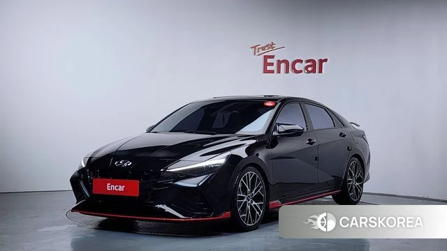 Hyundai Avante (CN7) 2022 Черный из Кореи