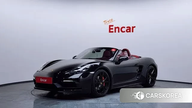Porsche 718 Boxster 2019 Черный из Кореи