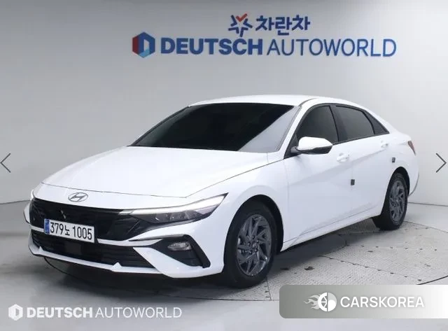 Hyundai The New Avante (CN7) 2023 Белый из Кореи
