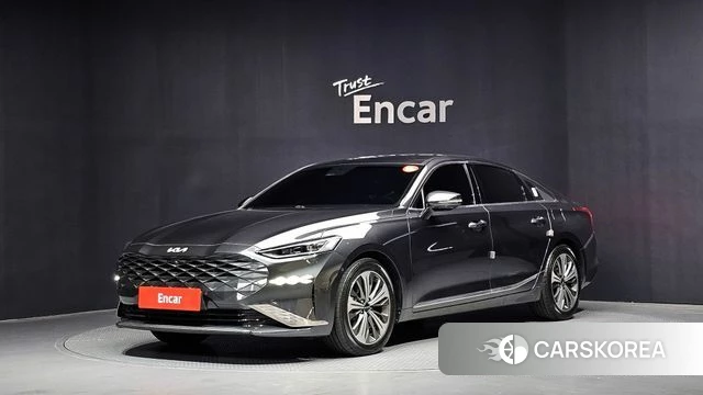 Kia K8 Hybrid 2022 Серый из Кореи