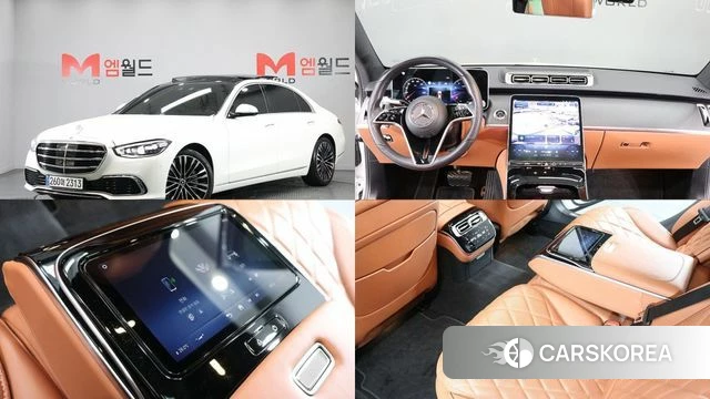 Mercedes-Benz S-Class W223 2023 Белый из Кореи