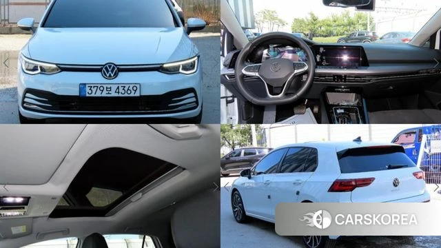 Volkswagen Golf 8th Generation 2024 Белый из Кореи