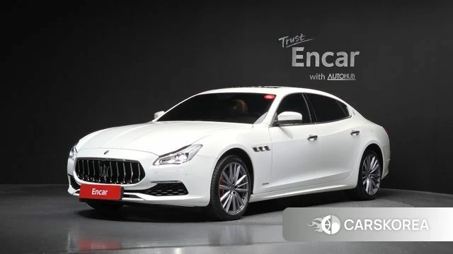 Maserati Quattroporte 2019 Белый из Кореи