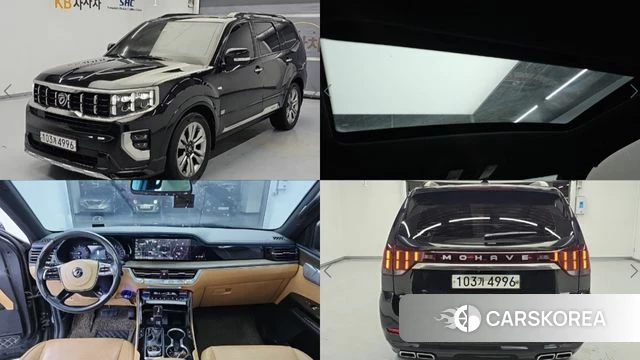 Kia Mohave Master 2019 Черный из Кореи