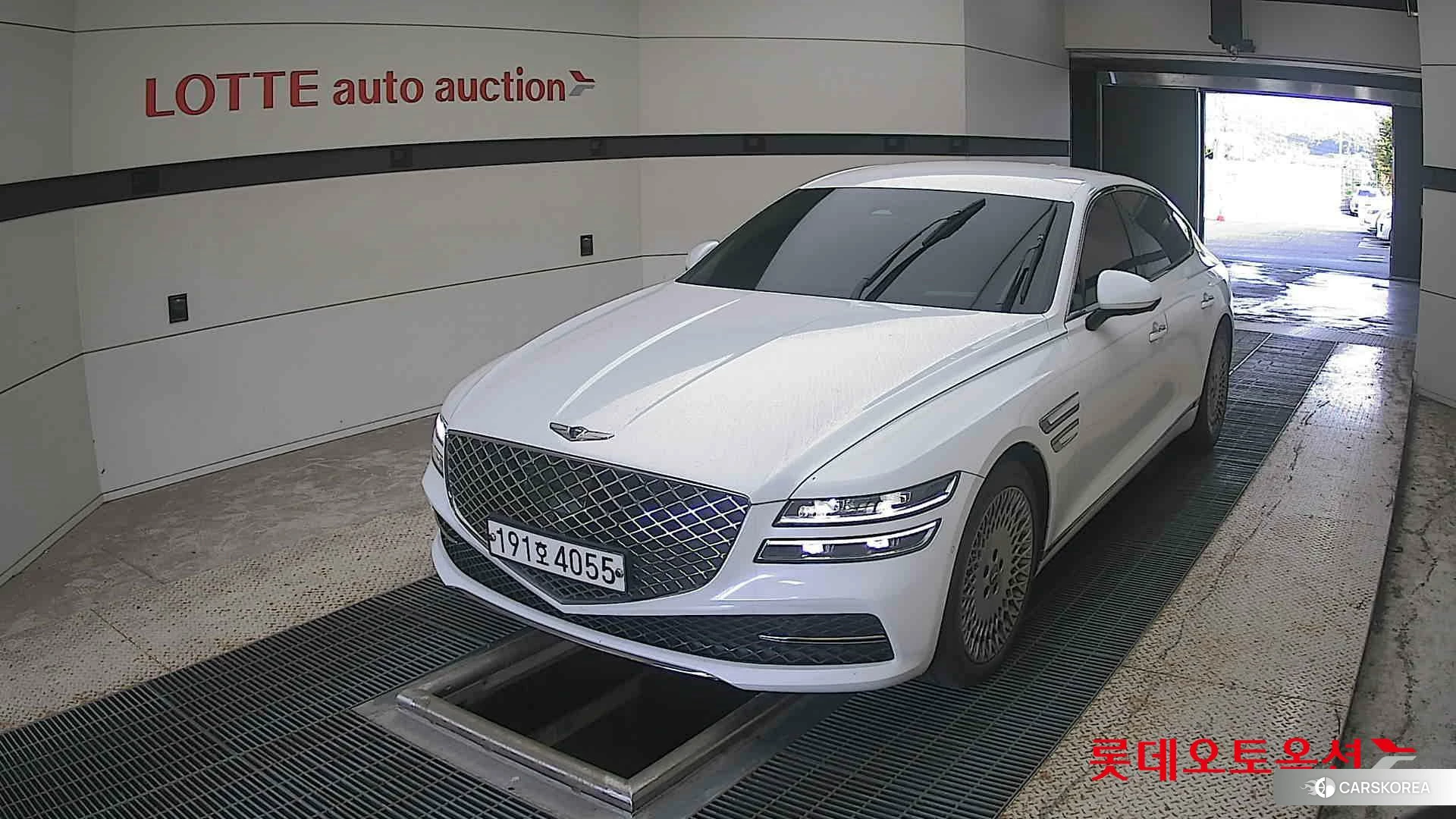 Hyundai G80 2022 Uyuni White из Кореи