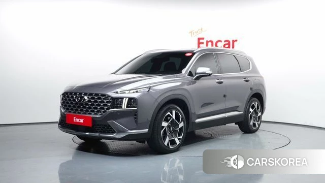 Hyundai The New Santa Fe 2023 Серый из Кореи