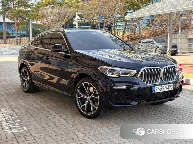 BMW X6 (G06) 2021 Черный из Кореи
