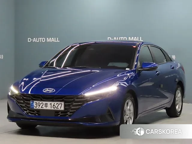 Hyundai Avante (CN7) 2020 Синий из Кореи