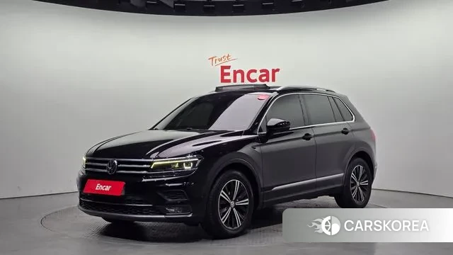 Volkswagen Tiguan second Generation 2020 Черный из Кореи