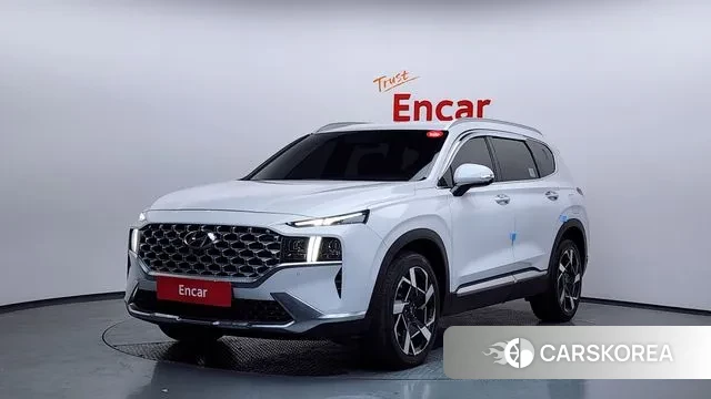 Hyundai The New Santa Fe 2021 Белый из Кореи