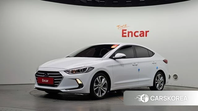 Hyundai Avante AD 2018 Белый из Кореи