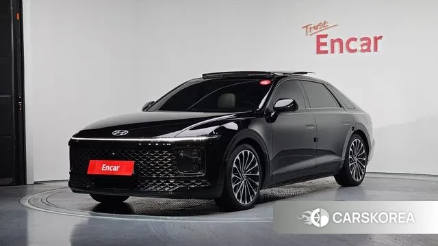 Hyundai Grandeur Hybrid (GN7) 2023 Черный из Кореи