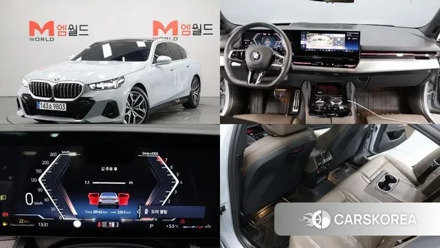 BMW 5 Series (G60) 2024 Цвет галактики из Кореи