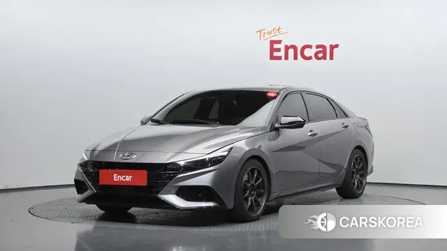 Hyundai Avante (CN7) 2021 Серый из Кореи