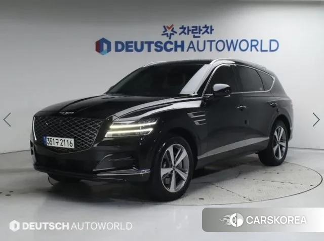 Genesis GV80 2021 Черный из Кореи