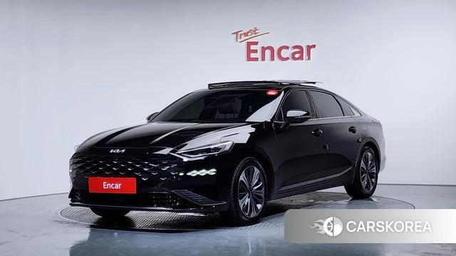 Kia K8 Hybrid 2022 Черный из Кореи