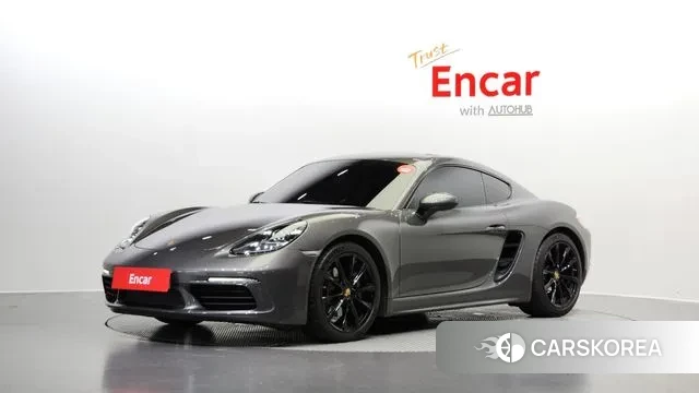 Porsche 718 Cayman 2019 Серый из Кореи