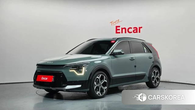 Kia Di Ol Nu Niro 2022 Зеленый из Кореи