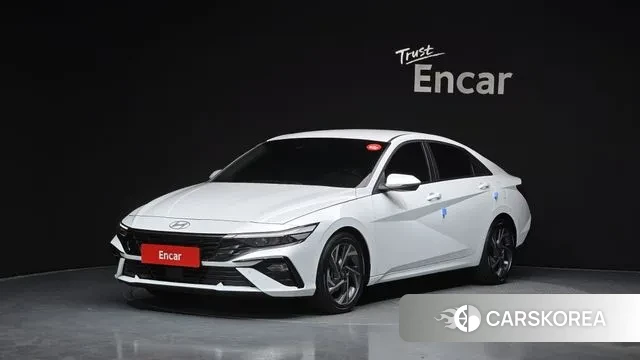 Hyundai The New Avante (CN7) 2024 Белый из Кореи