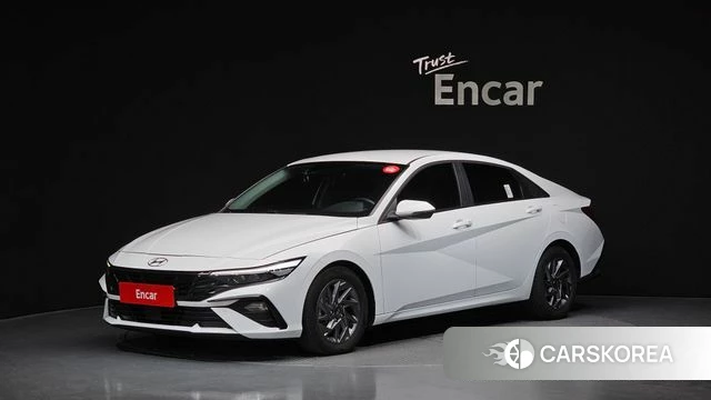 Hyundai The New Avante (CN7) 2023 Белый из Кореи